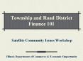 Township and Road District Finance 101 PowerPoint PPT Presentation