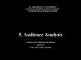 5. Audience Analysis PowerPoint PPT Presentation