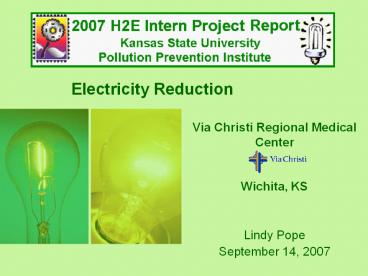 Via Christi Regional Medical Center  Wichita, KS