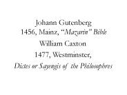 Johann Gutenberg 1456, Mainz, 
