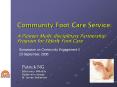 Community Foot Care Service:  A Pioneer Multi-disciplinary Partnership Program for Elderly Foot Care PowerPoint PPT Presentation