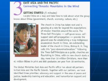 Global Ministries 101 Quiz