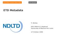 ETD Metadata