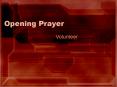Opening Prayer PowerPoint PPT Presentation