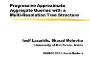 Progressive Approximate Aggregate Queries with a MultiResolution Tree Structure