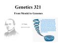 Genetics 321 PowerPoint PPT Presentation
