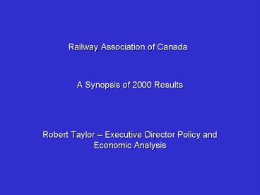 Railway Association of Canada