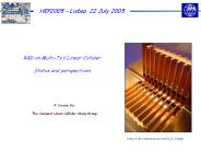 Drive Beam generation with collector ring