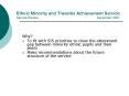 Ethnic Minority and Traveller Achievement Service: Service Review December 2007 PowerPoint PPT Presentation