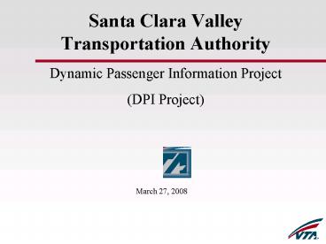 Santa Clara Valley Transportation Authority