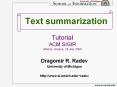 Text summarization PowerPoint PPT Presentation