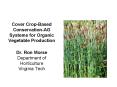Cover CropBased ConservationAG Systems for Organic Vegetable Production PowerPoint PPT Presentation