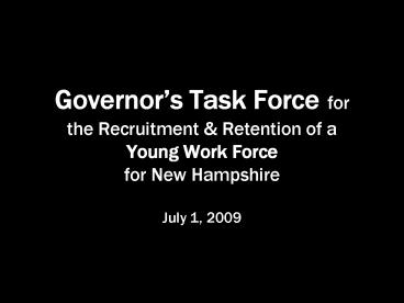 Governors Task Force for the Recruitment