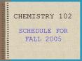 CHEMISTRY 102 PowerPoint PPT Presentation