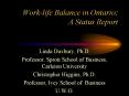 Worklife Balance in Ontario: A Status Report PowerPoint PPT Presentation