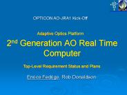2nd Generation AO Real Time Computer