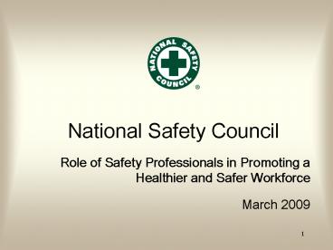 National Safety Council