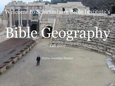 Welcome to Schaumburg Bible Institutes