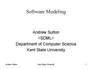 Software Modeling