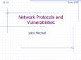 Network Protocols and Vulnerabilities PowerPoint PPT Presentation