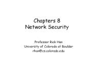 Chapters 8 Network Security