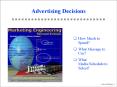 Advertising Decisions PowerPoint PPT Presentation