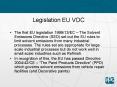 Legislation EU VOC PowerPoint PPT Presentation
