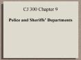 CJ 300 Chapter 9 PowerPoint PPT Presentation