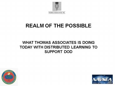 REALM OF THE POSSIBLE