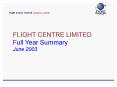 FLIGHT CENTRE LIMITED Full Year Summary PowerPoint PPT Presentation