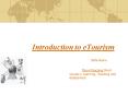 Introduction to eTourism PowerPoint PPT Presentation