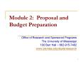 Module 2: Proposal and Budget Preparation PowerPoint PPT Presentation
