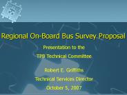 Regional OnBoard Bus Survey Proposal