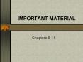 IMPORTANT MATERIAL PowerPoint PPT Presentation