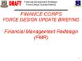 FINANCE CORPS PowerPoint PPT Presentation