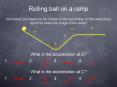 Rolling ball on a ramp PowerPoint PPT Presentation