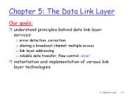 Chapter 5: The Data Link Layer