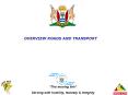 OVERVIEW ROADS AND TRANSPORT PowerPoint PPT Presentation