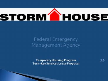 Temporary Housing Program