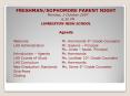 FRESHMANSOPHOMORE PARENT NIGHT Monday, 1October 2007 PowerPoint PPT Presentation