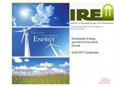 A signature program of the Institute on