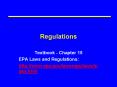 Regulations PowerPoint PPT Presentation