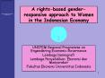 A rightsbased genderresponsive approach to Women in the Indonesian Economy PowerPoint PPT Presentation