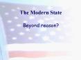 The Modern State PowerPoint PPT Presentation