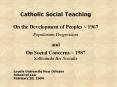 Catholic Social Teaching PowerPoint PPT Presentation