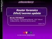Cisco Router Forensics