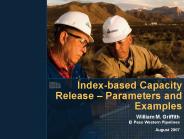 Indexbased Capacity Release Parameters and Examples