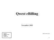 Qwest eBilling