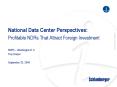 National Data Center Perspectives: PowerPoint PPT Presentation
