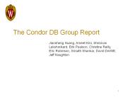 The%20Condor%20DB%20Group%20Report